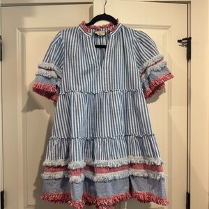 Tuckernuck Blue and red Mini Dress